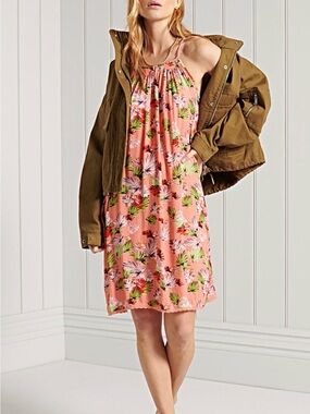 Superdry Beach Cami Dress in a vibrant floral print